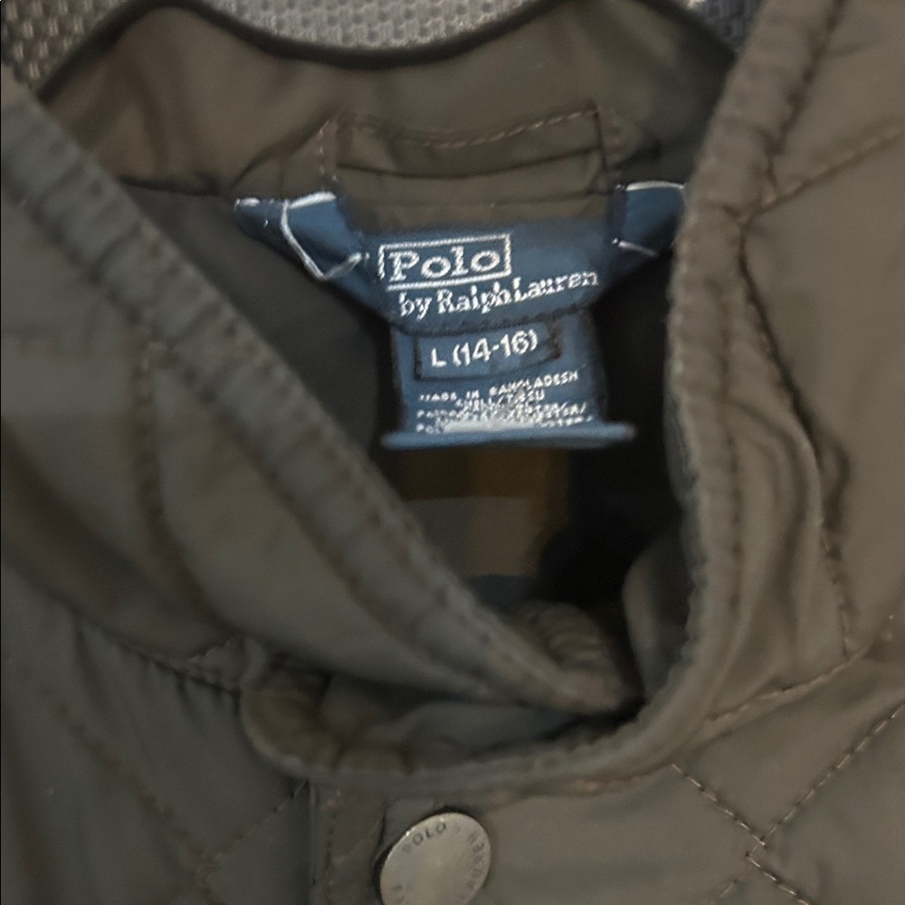 Ralph Lauren Quilted Shirt Jacket in Black,firm price - Picture 5 of 16